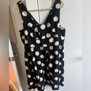LOFT Black and White Dress